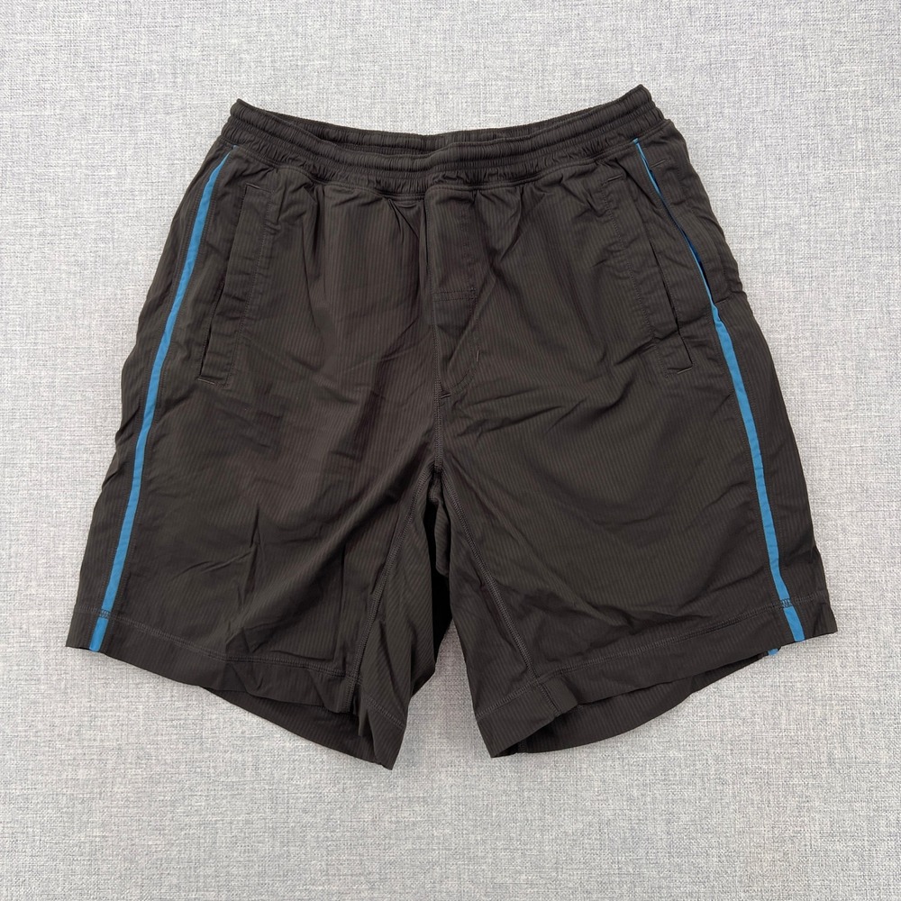 Lululemon Pace Breaker Running Shorts Mens S/M 30 Gray Blue Lined Active Running